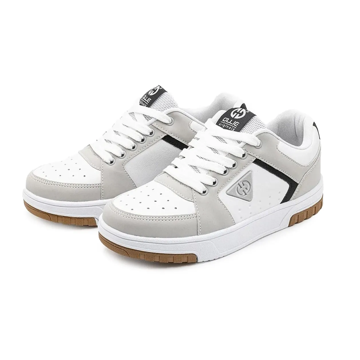 Tênis infantil Ollie Volt2 cor gelo vista detalhada para conforto